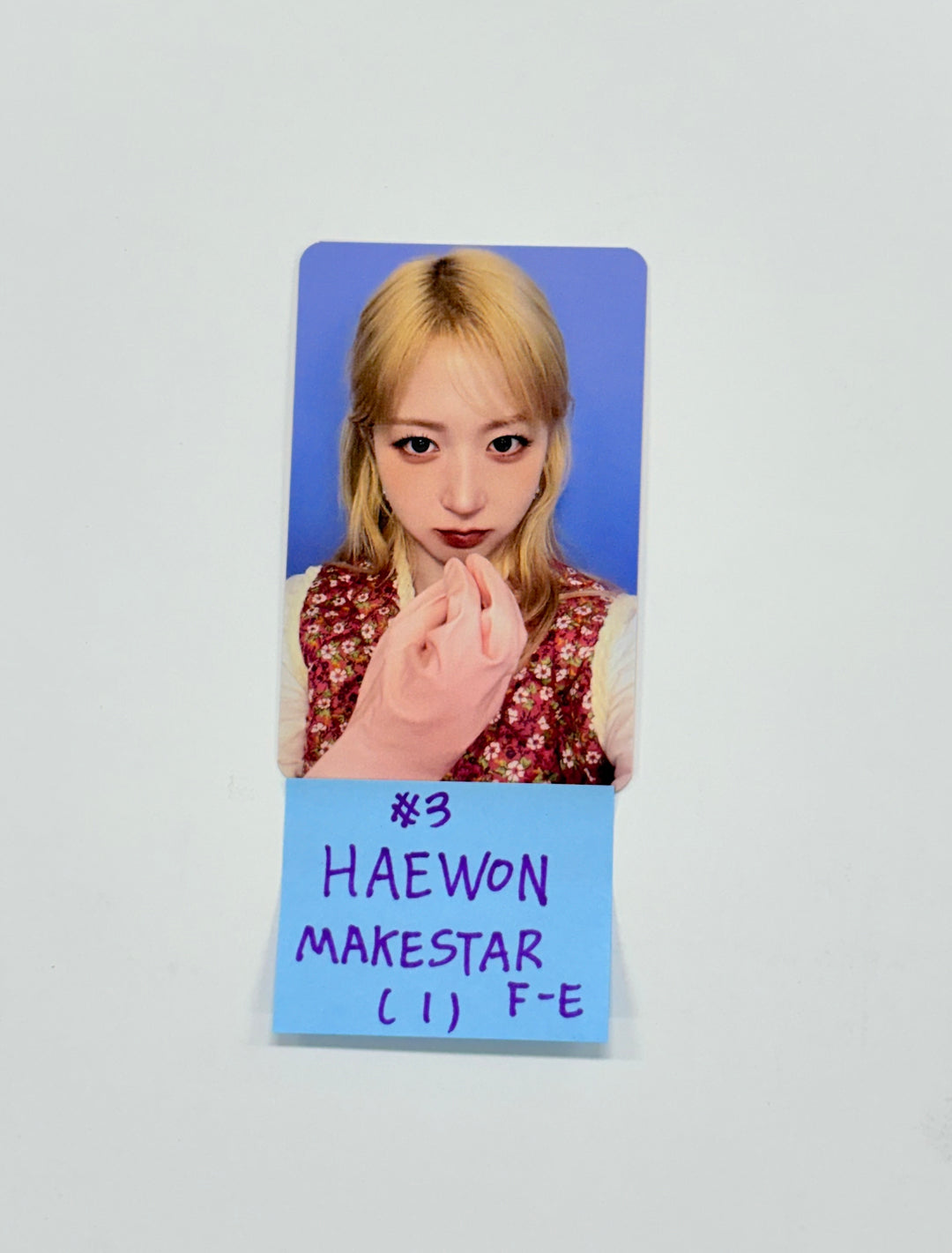 NMIXX "Blue Valentine" - Makestar Fansign Event Photocard R11 [25.12.23]