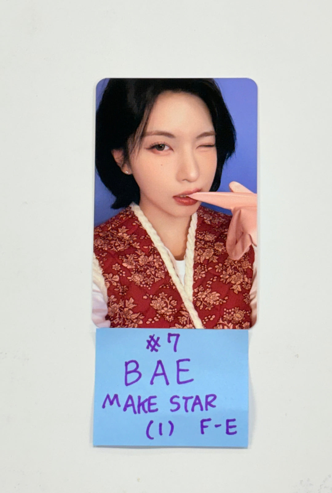 NMIXX "Blue Valentine" - Makestar Fansign Event Photocard R11 [25.12.23]