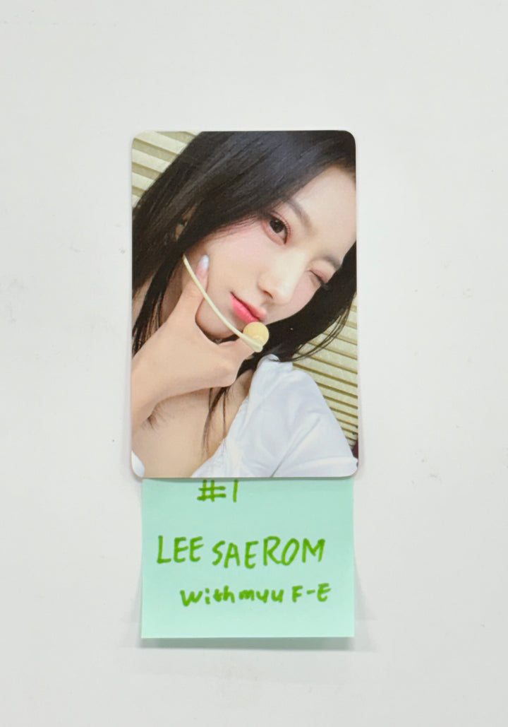 Fromis_9 "Unlock My World" - Withmuu Fansign Event Photocard [25.12.24]