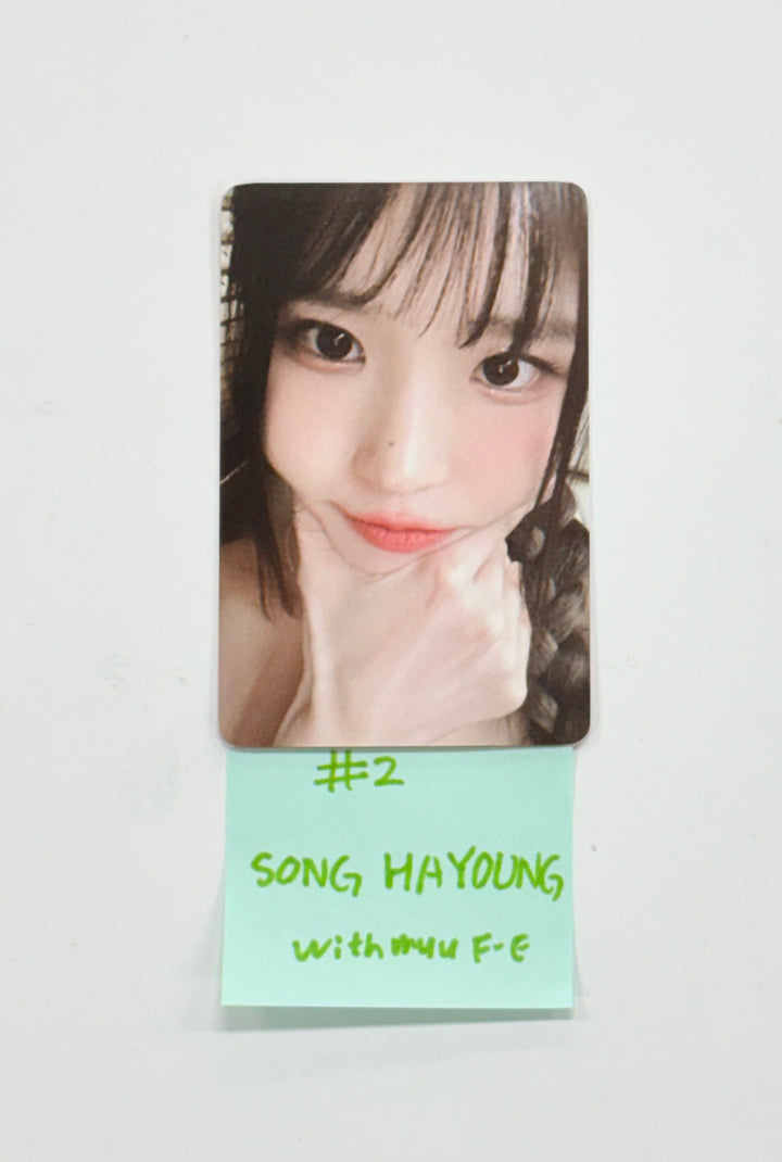 Fromis_9 "Unlock My World" - Withmuu Fansign Event Photocard [25.12.24]