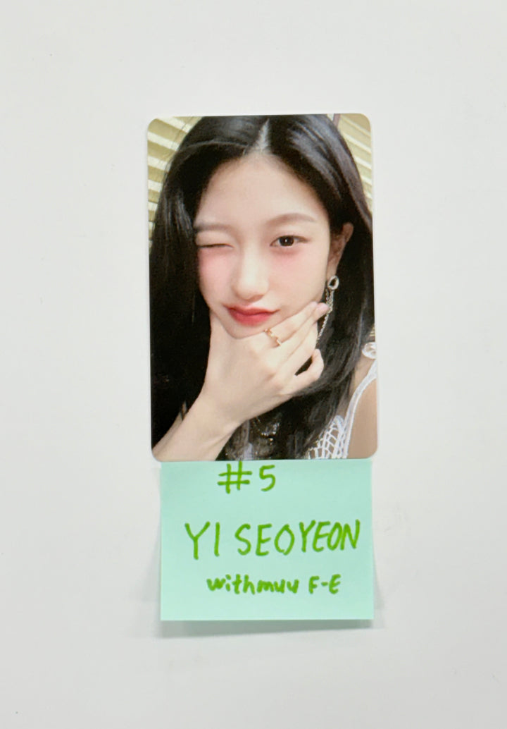 Fromis_9 "Unlock My World" - Withmuu Fansign Event Photocard [25.12.24]