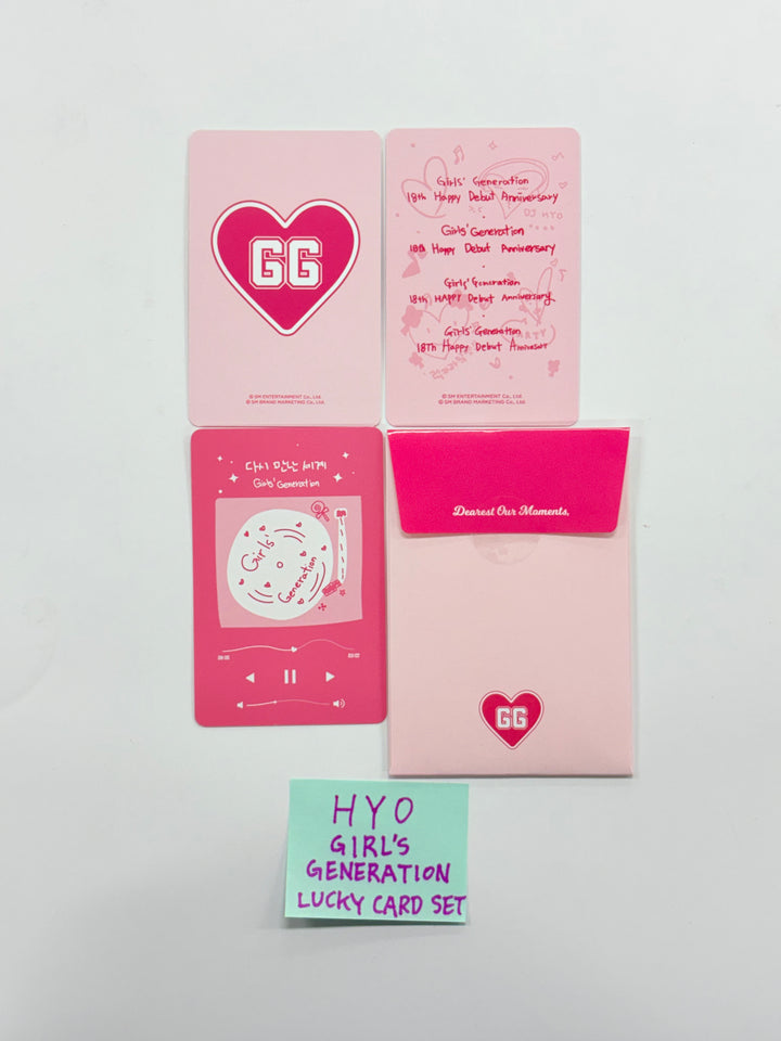 HYO (of Girls' Generation) - Lucky Card set [25.12.24]