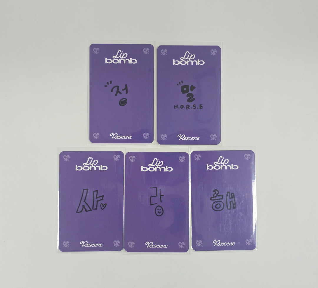 RESCENE "Lip bomb" - Broadcast Mini Fanmeeting Photocard [25.12.26]