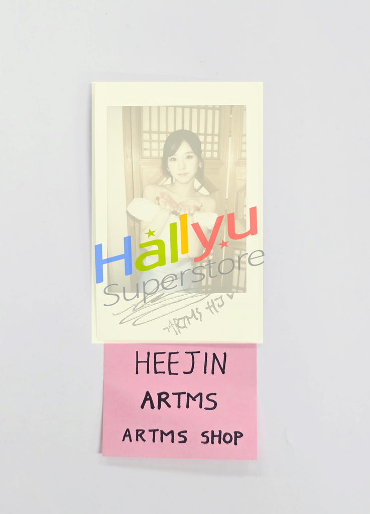 HEEJIN (of ARTMS) - ARTMS SHOP Hand Autographed(Signed) Polaroid