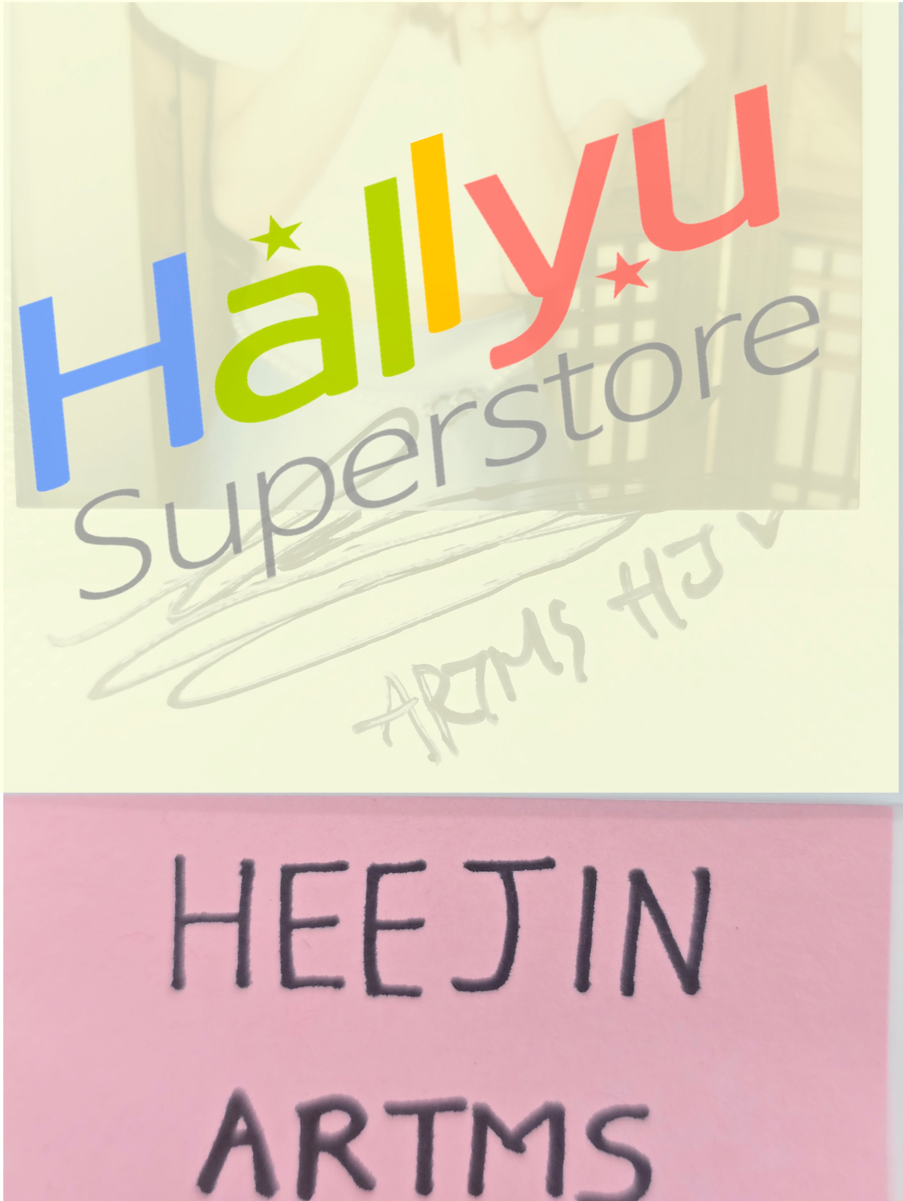 HEEJIN (of ARTMS) - ARTMS SHOP Hand Autographed(Signed) Polaroid