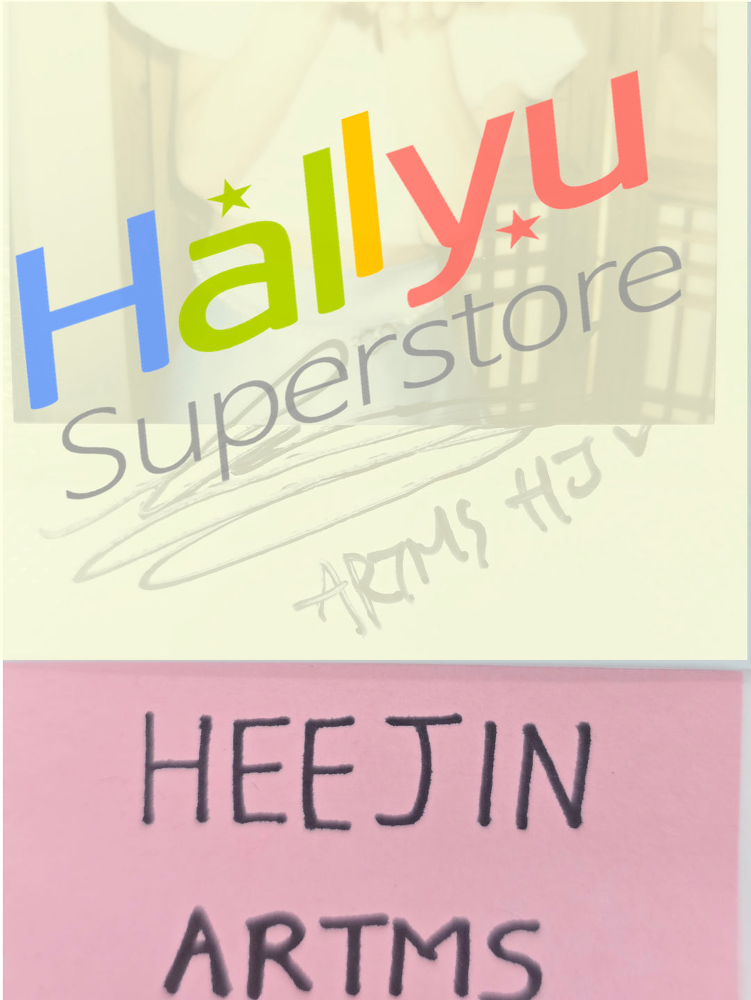 HEEJIN (of ARTMS) - ARTMS SHOP Hand Autographed(Signed) Polaroid [25.12.26]