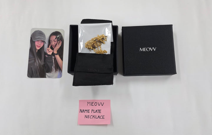 MEOVV - NAME PLATE NECKLACE Set [25.12.26]