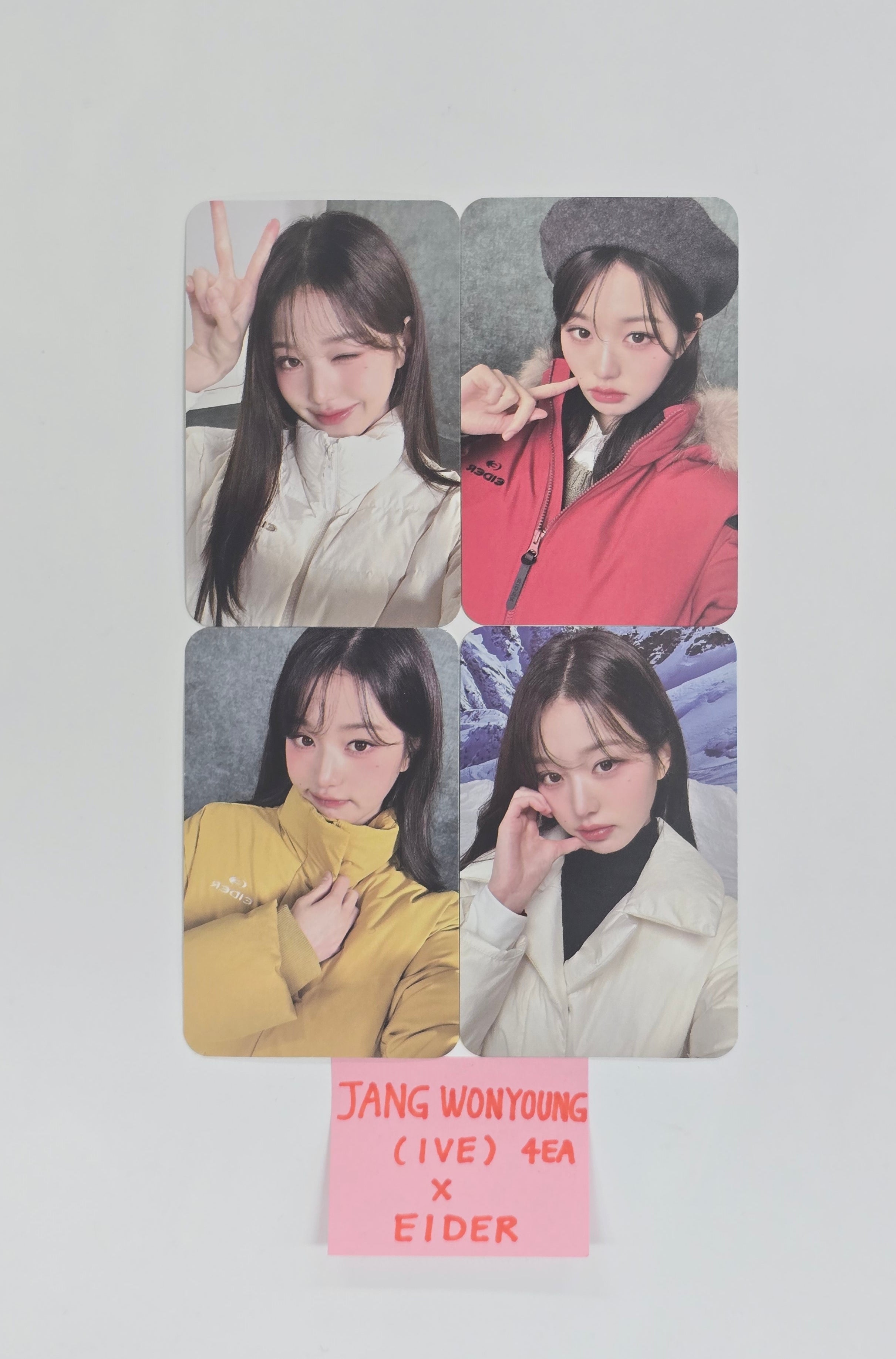 Wonyoung (Of IVE) - EIDER Special Event Photocards Set (4EA
