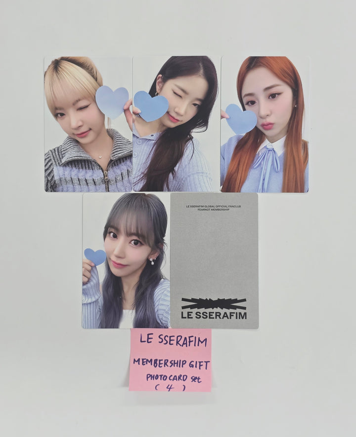 Le Sserafim "FEARNOT" - Membership Gift Photocard set [25.12.26]