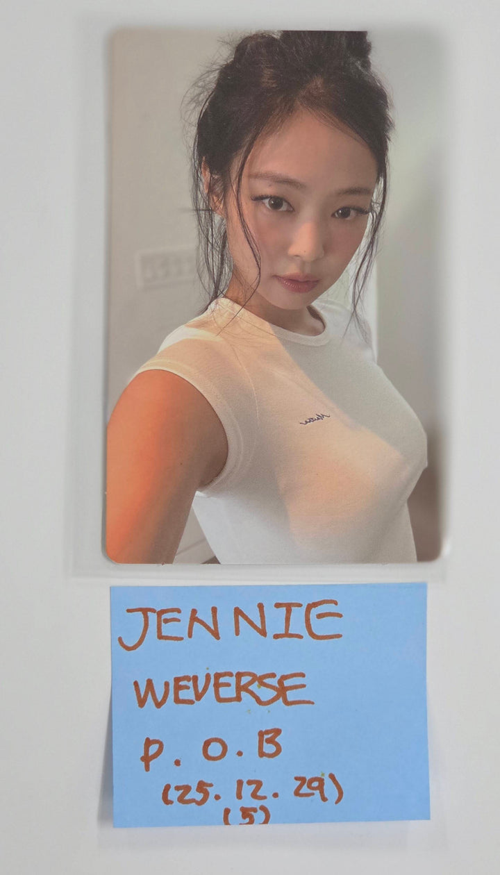 Jennie (Of Black Pink) "MANTRA" - Weverse Pre-Order Benefit Photocard [25.12.29]