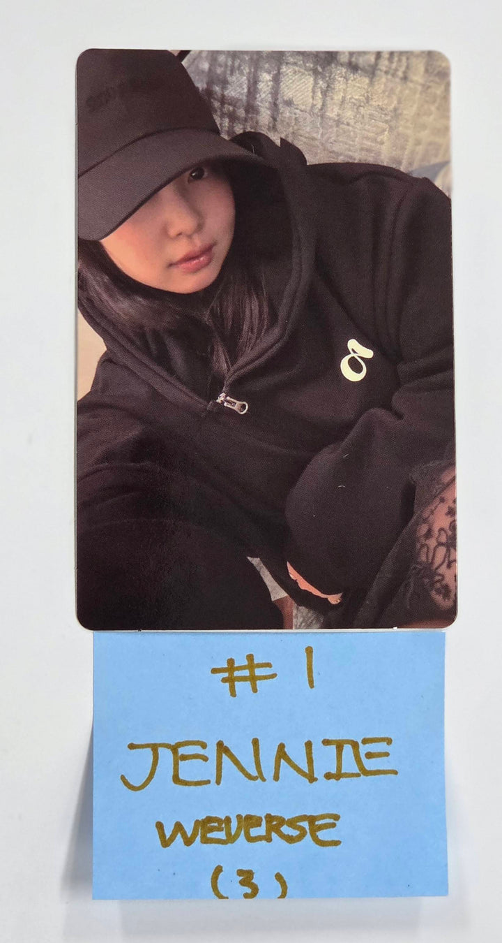 Jennie (Of Black Pink) "ZEN SERIF" - Weverse Exclusive Event Photocard [25.12.29]