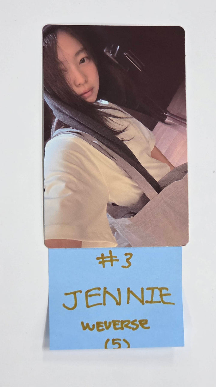Jennie (Of Black Pink) "ZEN SERIF" - Weverse Exclusive Event Photocard [25.12.29]
