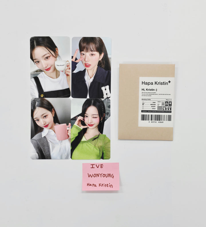 Wonyoung (Of IVE) - Hapa Kristin Event Photocards Set (4ea) [25.12.31]