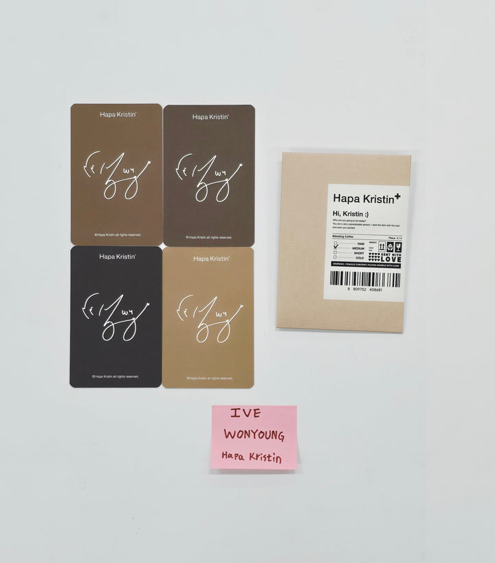 Wonyoung (Of IVE) - Hapa Kristin Event Photocards Set (4ea) [25.12.31]