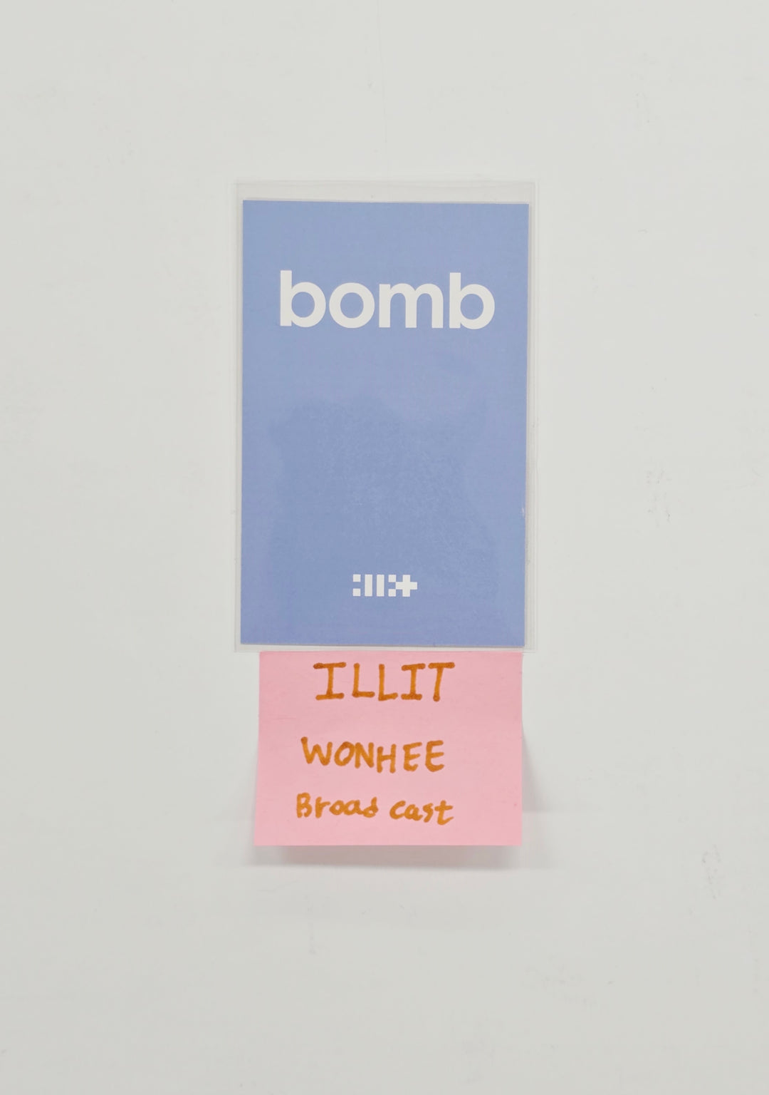 WONHEE (of ILLIT) "bomb" - Broadcast Photocard [25.12.31]