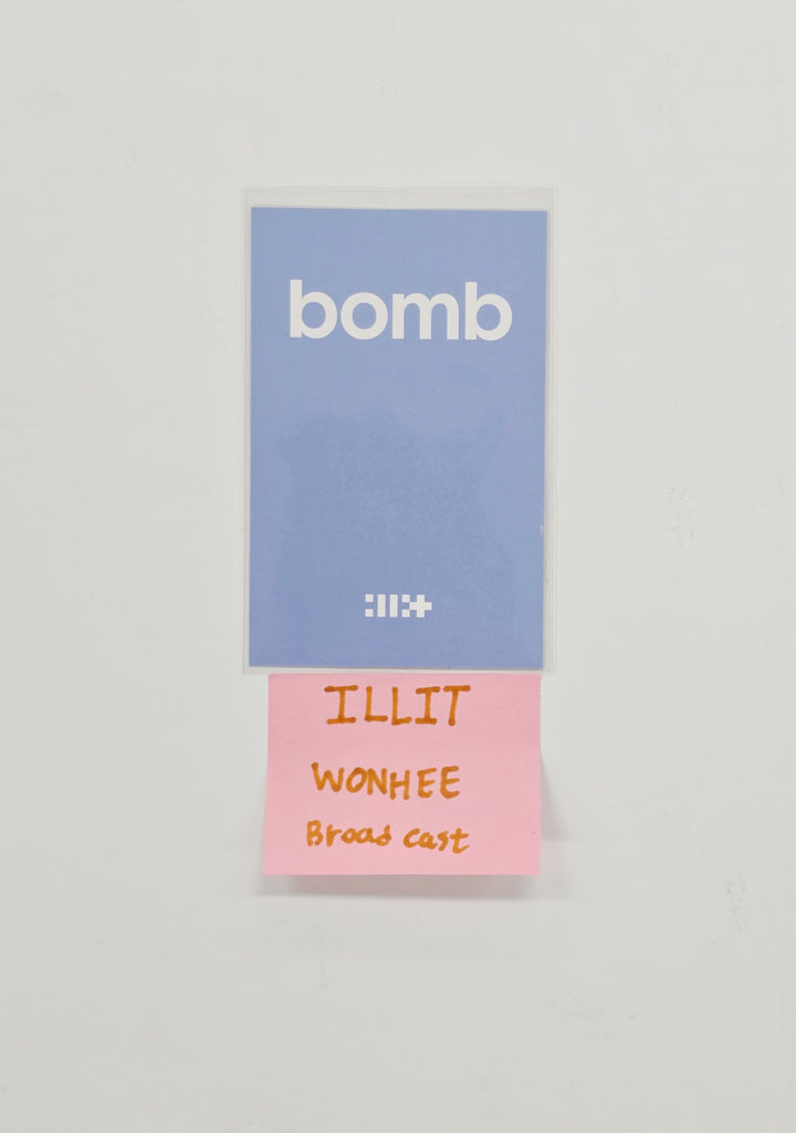 WONHEE (of ILLIT) "bomb" - Broadcast Photocard [25.12.31]