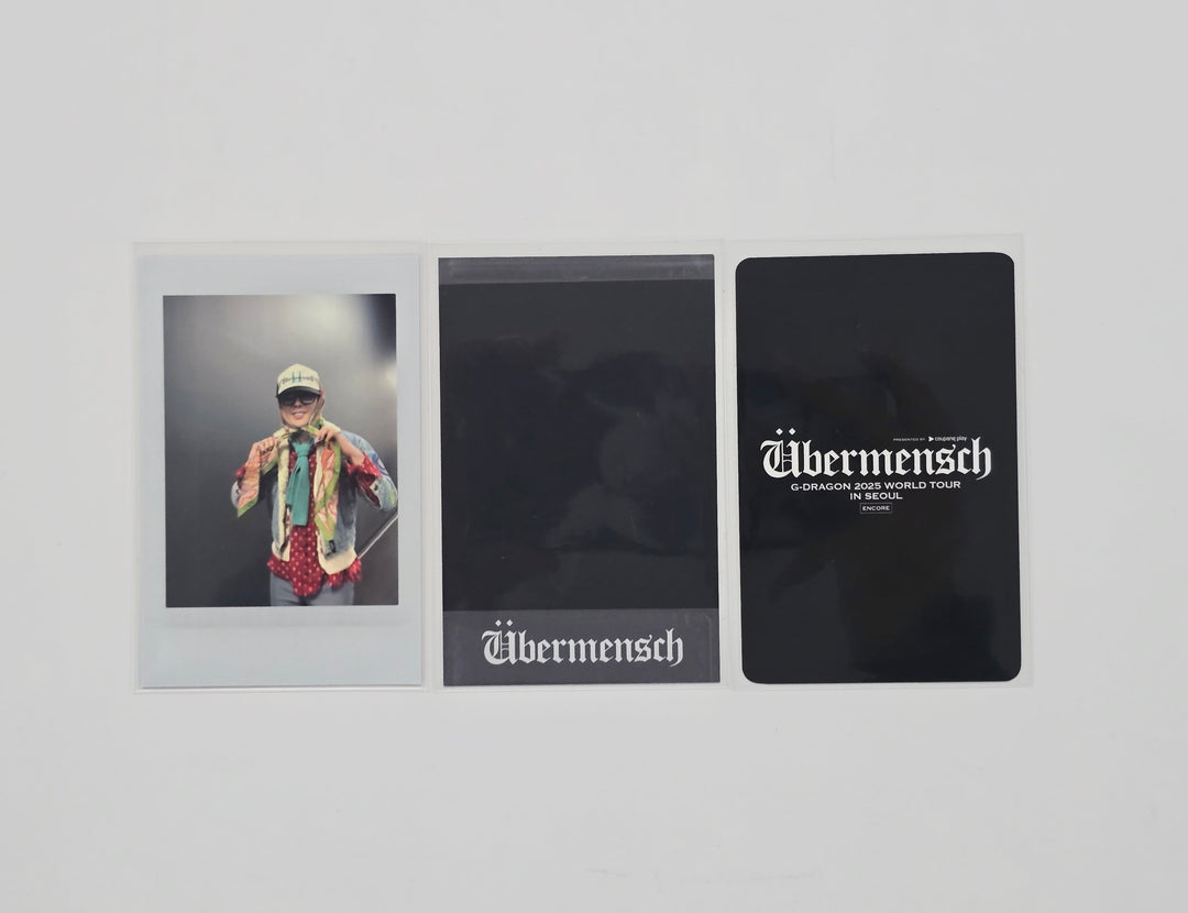 G-Dragon "Übermensch" - MD Event Photocard & Lucky Draw Event Photocard [25.12.31]