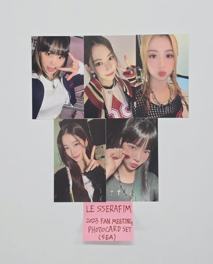 Le Sserafim "FEARNADA" - 2023 Fan Meeting T-Shirt Official Photocard Set (5EA) [25.12.31]