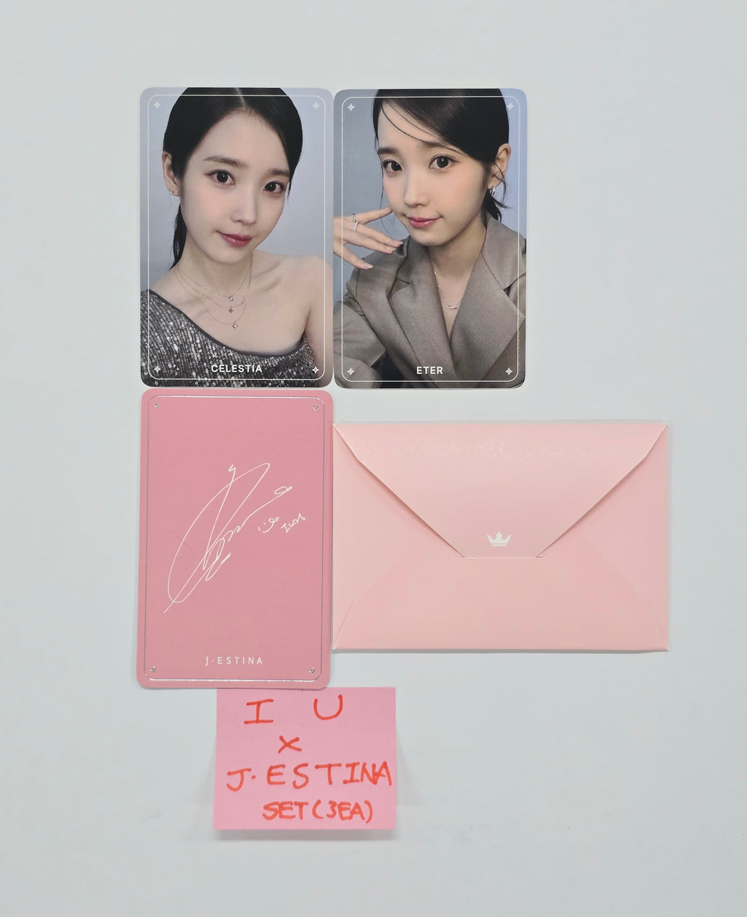 IU X JESTINA - Event Photocards Set (3EA) [25.12.31]
