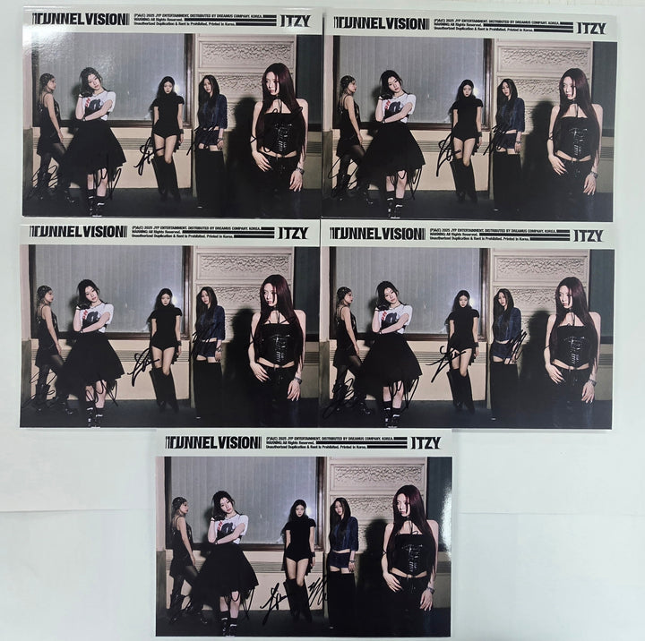 ITZY "TUNNEL VISION" - Hand Autographed(Signed) Promo Album [26.1.2]