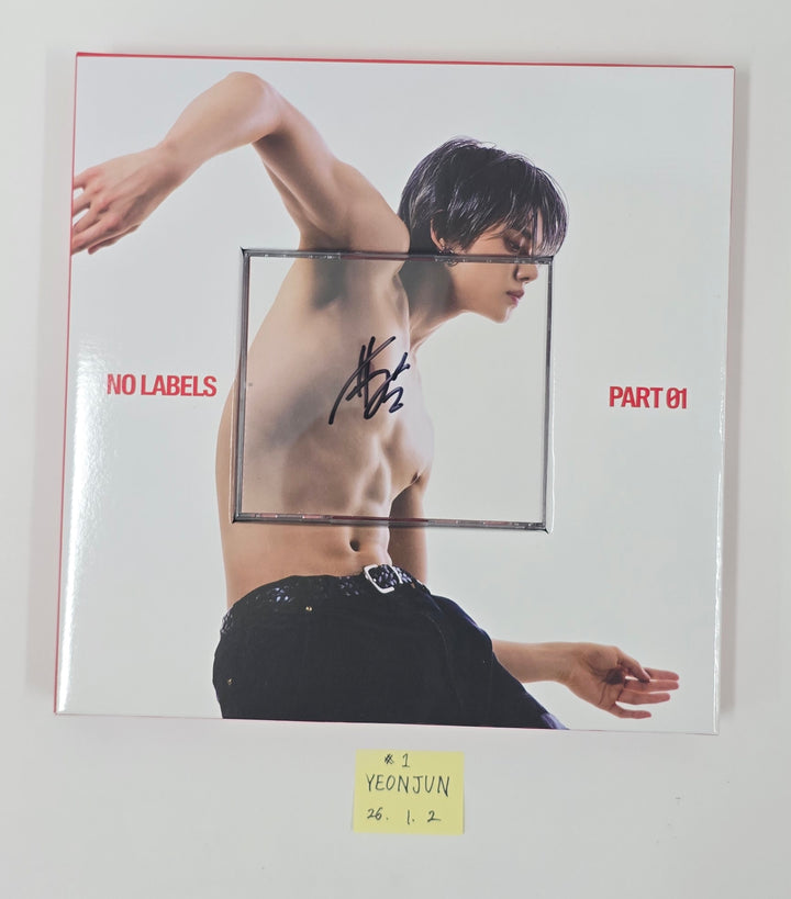 YEONJUN (Of TXT) "NO LABELS: PART 01" - Hand Autographed(Signed) Promo Album [26.1.2]