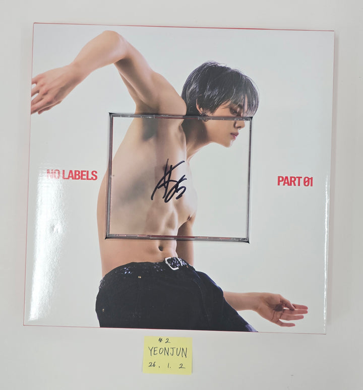 YEONJUN (Of TXT) "NO LABELS: PART 01" - Hand Autographed(Signed) Promo Album [26.1.2]
