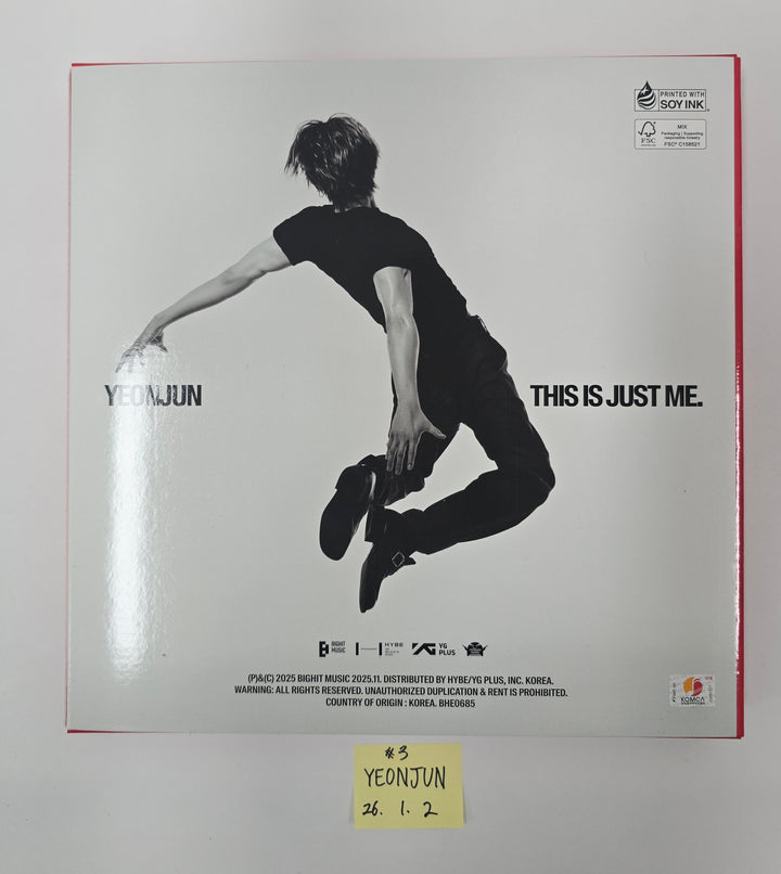 YEONJUN (Of TXT) "NO LABELS: PART 01" - Hand Autographed(Signed) Promo Album [26.1.2]