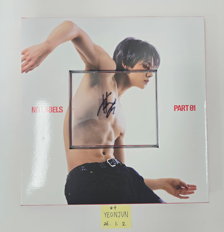 YEONJUN (Of TXT) "NO LABELS: PART 01" - Hand Autographed(Signed) Promo Album [26.1.2]