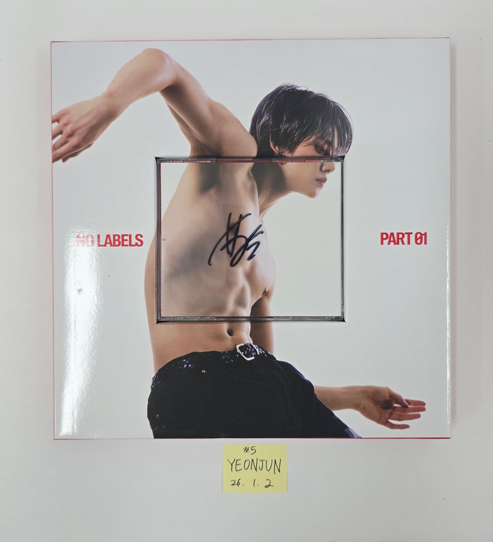 YEONJUN (Of TXT) "NO LABELS: PART 01" - Hand Autographed(Signed) Promo Album [26.1.2]