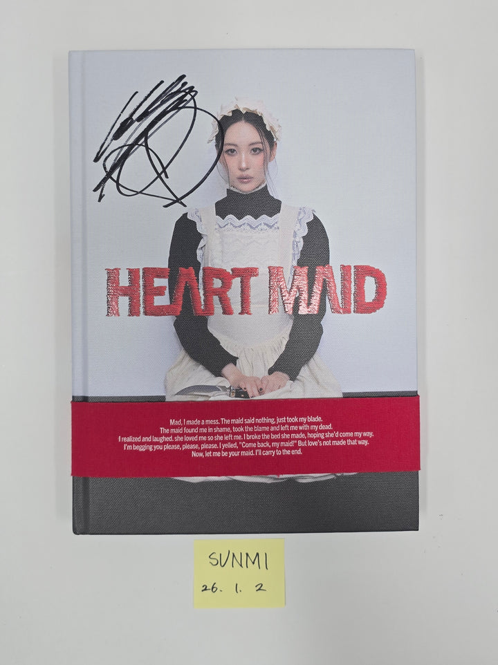Sunmi "HEART MAID" - Hand Autographed(Signed) Promo Album [26.1.2]