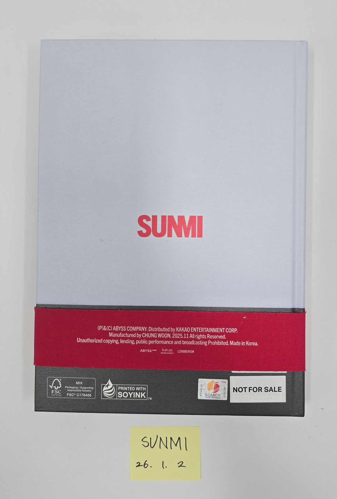 Sunmi "HEART MAID" - Hand Autographed(Signed) Promo Album [26.1.2]