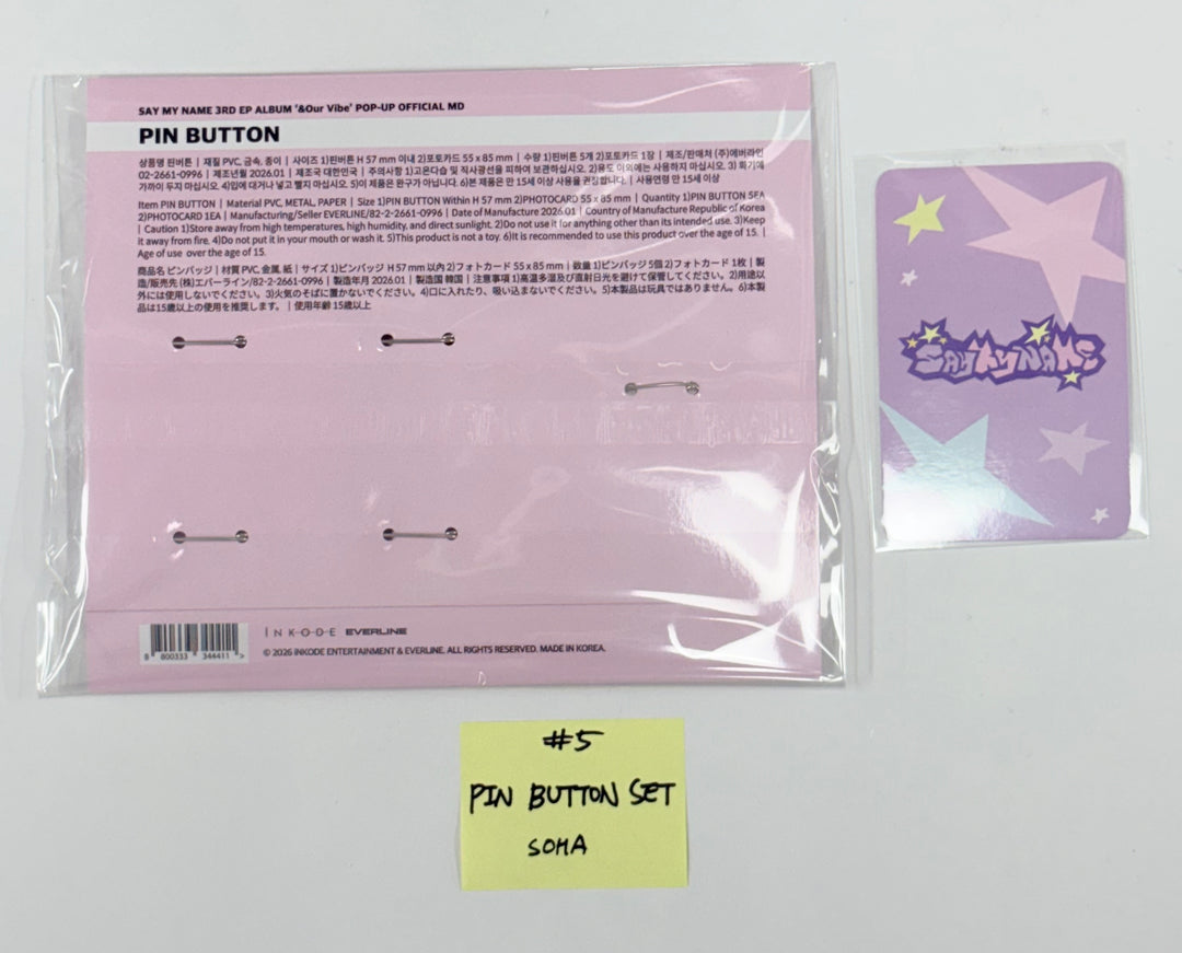 SAY MY NAME "&Our Vibe" - Official MD [26.1.2]