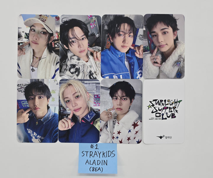 Stray Kids "STRAIGHT SUPPER CLUB" - 2026 Season Greetings Aladin Pre-Order Benefit Photocards Set (8EA) [26.1.2]