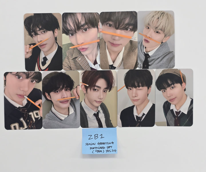 ZeroBaseOne "(0_1) World" - 2026 SEASON'S GREETINGS Yes24 Pre-Order Benefit Photocards Set (9EA) [26.1.2]