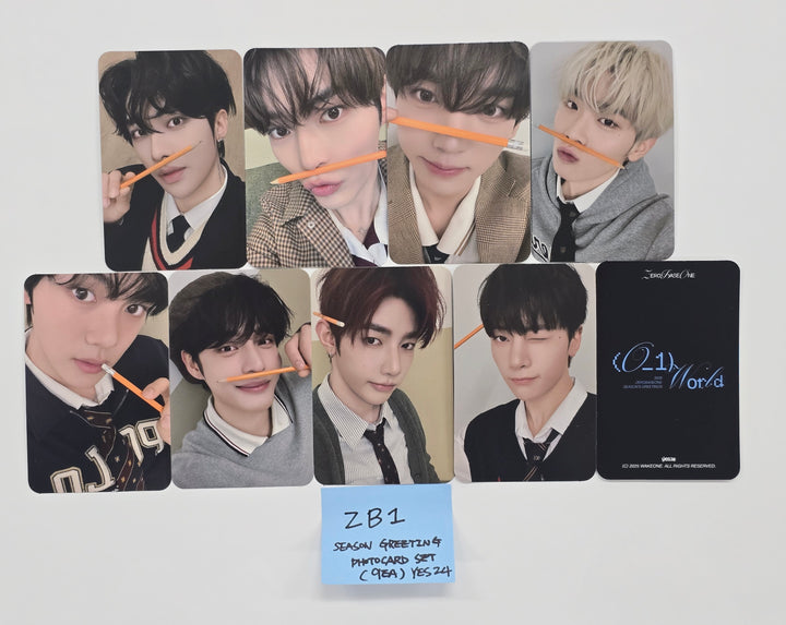 ZeroBaseOne "(0_1) World" - 2026 SEASON'S GREETINGS Yes24 Pre-Order Benefit Photocards Set (9EA) [26.1.2]