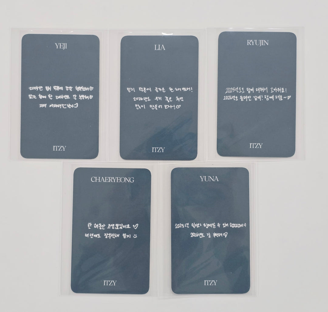 ITZY - 2025 MBC GayoDaejejeon Broadcast Photocard [26.1.2]