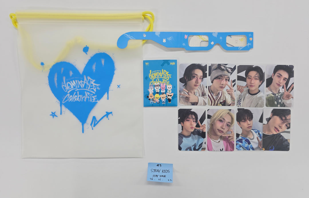 Stray Kids "World Tour dominATE" - STAY ZONE Photocards Set (8ea) + MD [26.1.2]