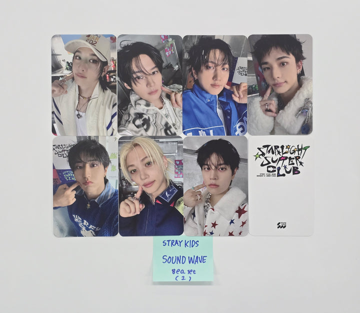 Stray Kids "STRAIGHT SUPPER CLUB" - 2026 Season Greetings Soundwave Pre-Order Benefit Photocards Set (8EA) [26.01.05]