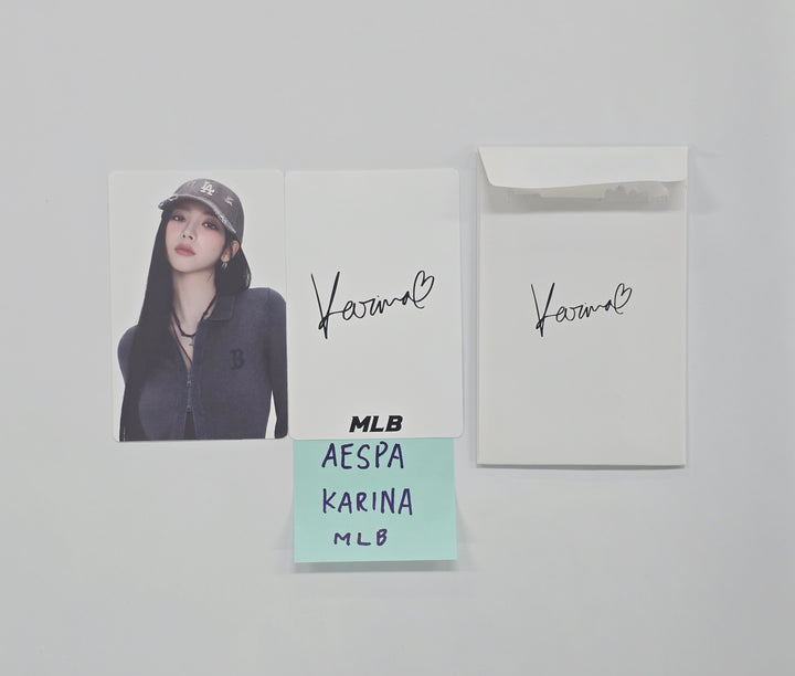KARINA (of AESPA) - MLB Event Photocard set (2ea) [26.01.05]