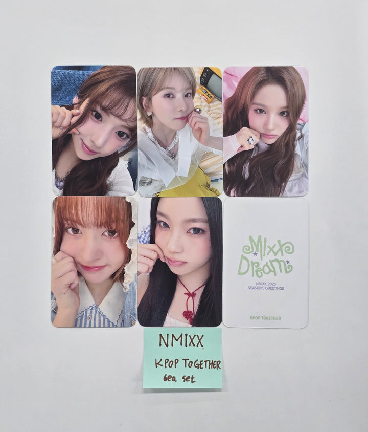 NMIXX "MIXX DREAM" - 2026 Season Greetings K-POP Together Pre-Order Benefit Photocards Set (6ea) [26.01.05]