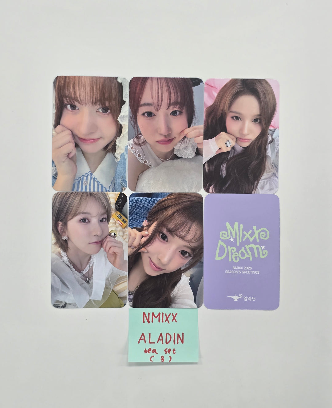 NMIXX "MIXX DREAM" - 2026 Season Greetings Aladin Pre-Order Benefit Photocards Set (6ea) [26.01.05]
