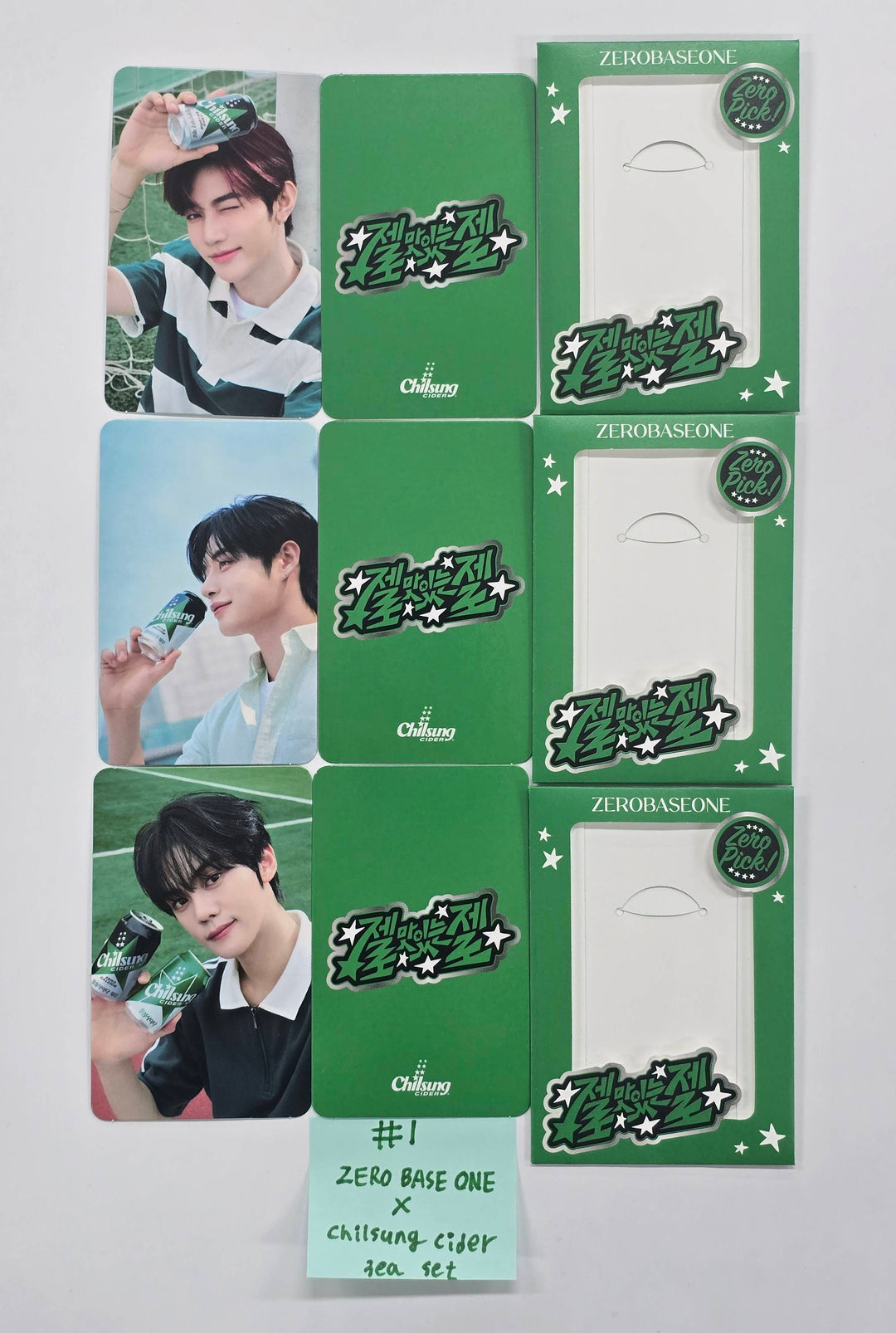 ZeroBaseOne - Chilsung Cider Event Photocards Set (3EA) [26.01.05]