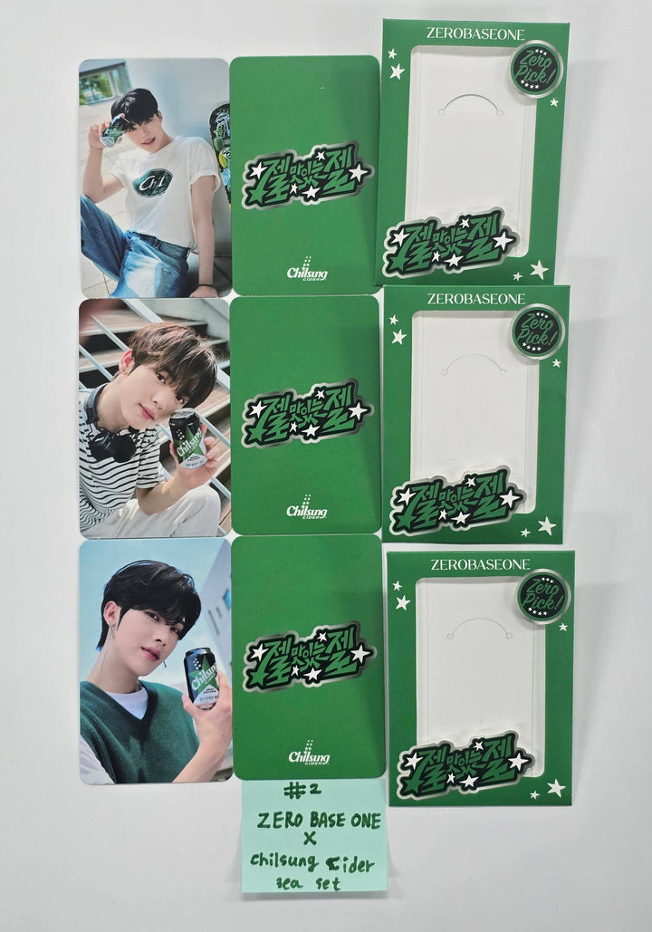 ZeroBaseOne - Chilsung Cider Event Photocards Set (3EA) [26.01.05]