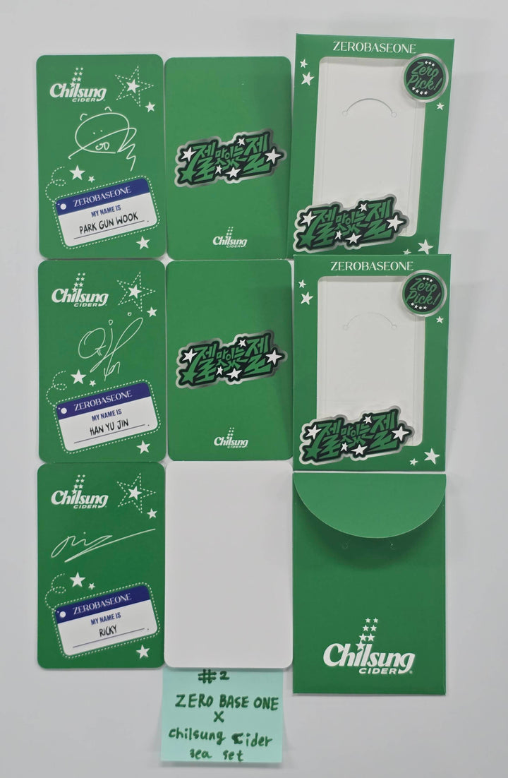 ZeroBaseOne - Chilsung Cider Event Photocards Set (3EA) [26.01.05]