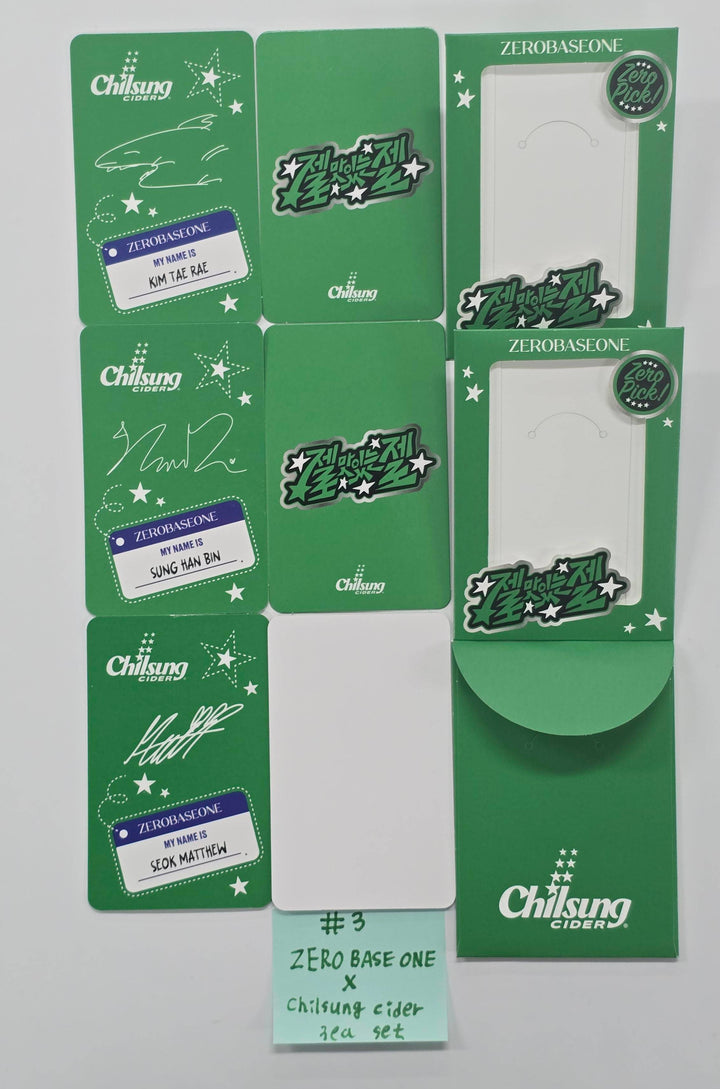 ZeroBaseOne - Chilsung Cider Event Photocards Set (3EA) [26.01.05]