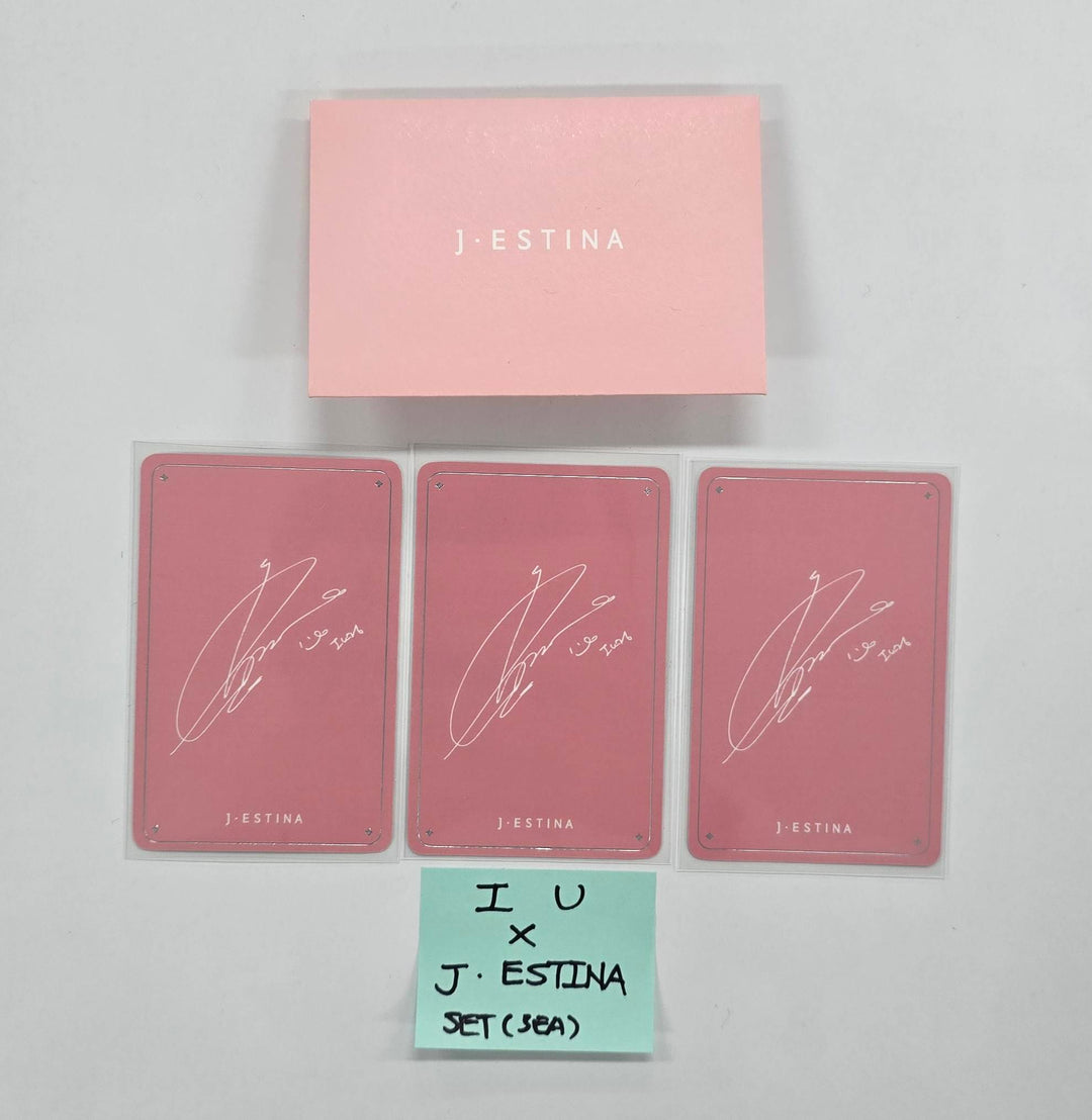 IU X JESTINA - Event Photocards Set (3EA) [26.01.05]
