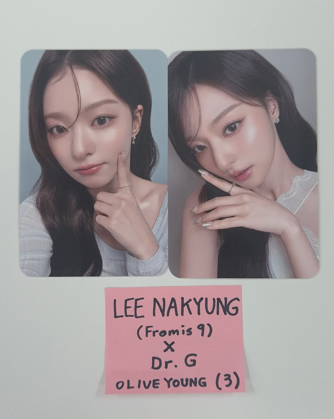 LEE NAKYUNG (of Fromis_9) - "Lee nakyung x Dr.G" Olive Young Event Photocard Set (2ea) [26.01.06]