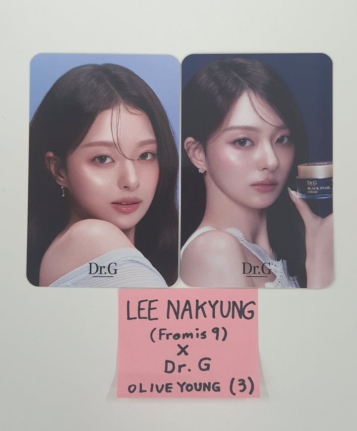 LEE NAKYUNG (of Fromis_9) - "Lee nakyung x Dr.G" Olive Young Event Photocard Set (2ea) [26.01.06]