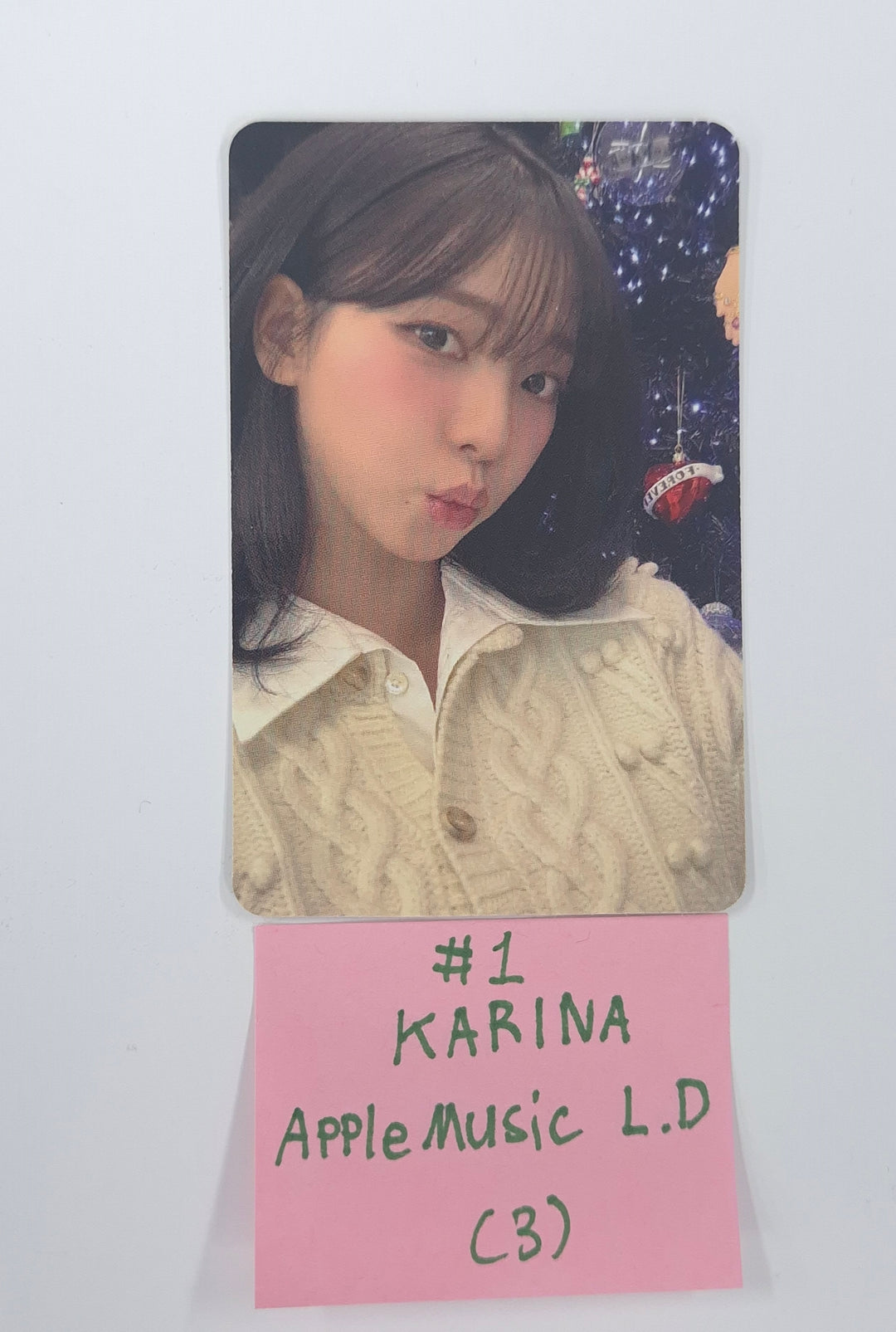 Aespa "Rich Man" - Apple Music Lucky Draw Event Photocard (ENERGY Ver.) R2 [26.01.06]