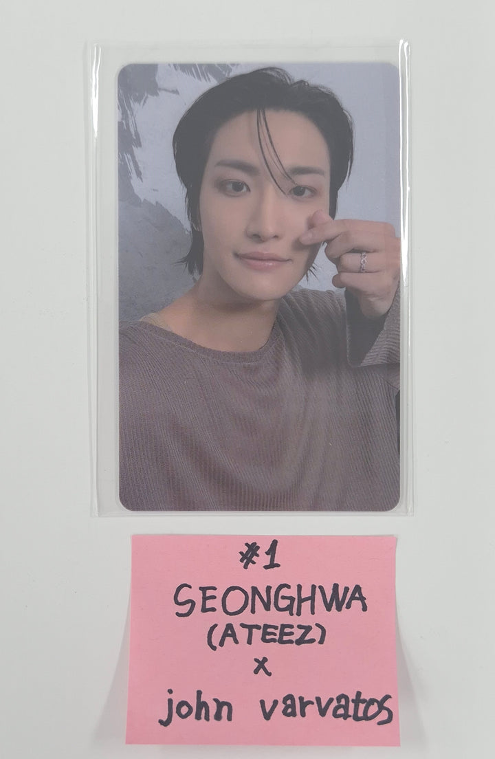 Seong Hwa (Of Ateez) "John Varvatos" - Olive Young Event PVC Photocard [26.01.06]